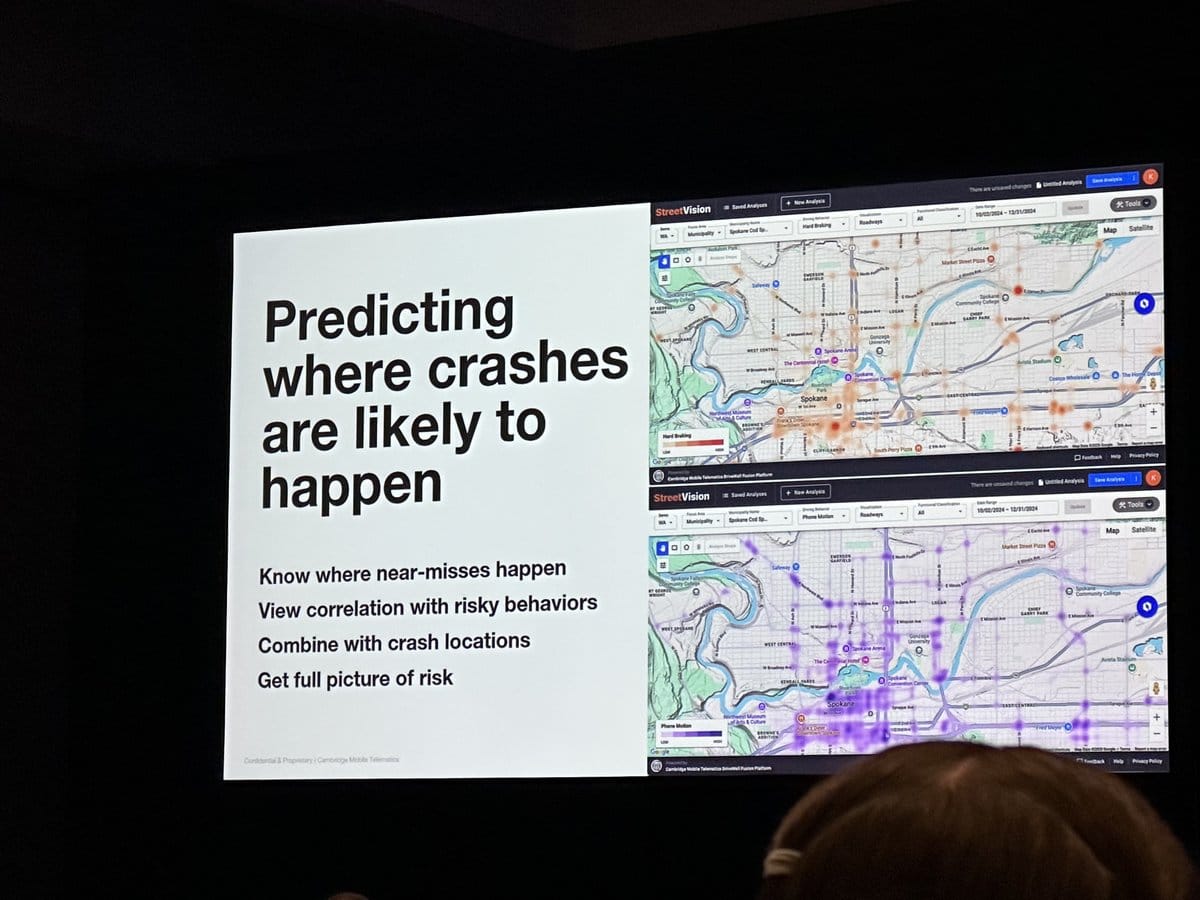 Presentation on predicting where crashes are likely to happen