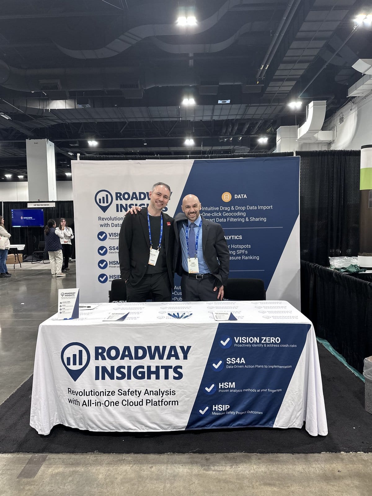 Networking at the NPC conference booth in Denver