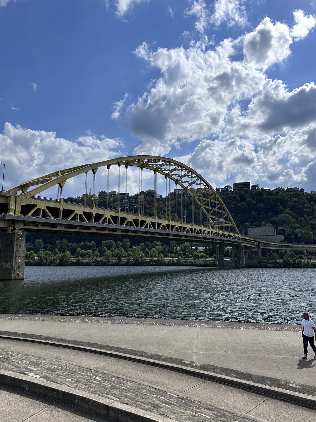 Fort Pitt Bridge and Pittsburgh skyline